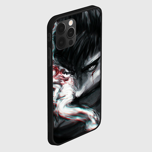 Чехол iPhone 12 Pro Max BERSERK БЕРСЕРК ГАТС / 3D-Черный – фото 2