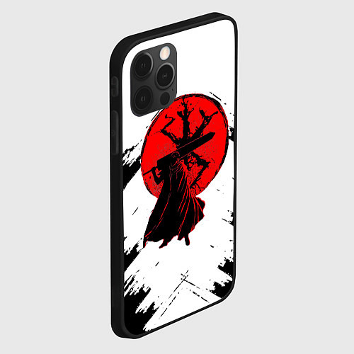 Чехол iPhone 12 Pro Max Аниме берсерк berserk / 3D-Черный – фото 2