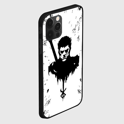 Чехол iPhone 12 Pro Max Берсерк Berserk / 3D-Черный – фото 2