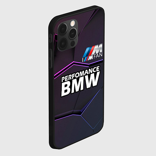 Чехол iPhone 12 Pro Max BMW Perfomance / 3D-Черный – фото 2