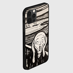 Чехол для iPhone 12 Pro Max Эдвард Мунк Крик 1895, цвет: 3D-черный — фото 2
