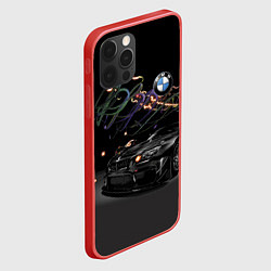 Чехол для iPhone 12 Pro Max Бэха в ночном городе, цвет: 3D-красный — фото 2