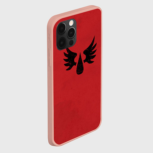 Чехол iPhone 12 Pro Max Кровавые ангелы цвет легиона 9 / 3D-Светло-розовый – фото 2