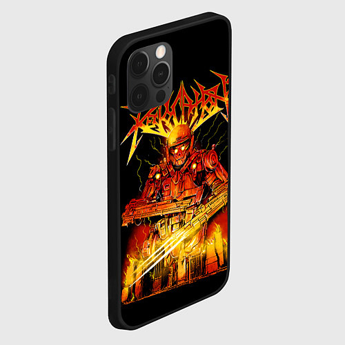 Чехол iPhone 12 Pro Max Revocation / 3D-Черный – фото 2