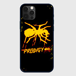 Чехол для iPhone 12 Pro Max The Prodigy логотип, цвет: 3D-черный