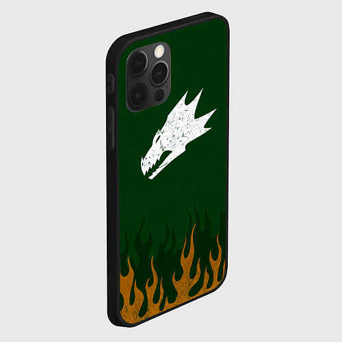 Чехол iPhone 12 Pro Max Саламандры цвет легиона / 3D-Черный – фото 2