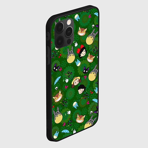 Чехол iPhone 12 Pro Max Totoro&Kiki ALLSTARS / 3D-Черный – фото 2
