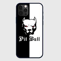 Чехол для iPhone 12 Pro Max Pit Bull боец, цвет: 3D-черный