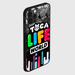 Чехол для iPhone 12 Pro Max TOCA LIFE WORLD ТОКА ЛАЙФ ВОРЛД ГРАДИЕНТ, цвет: 3D-черный — фото 2