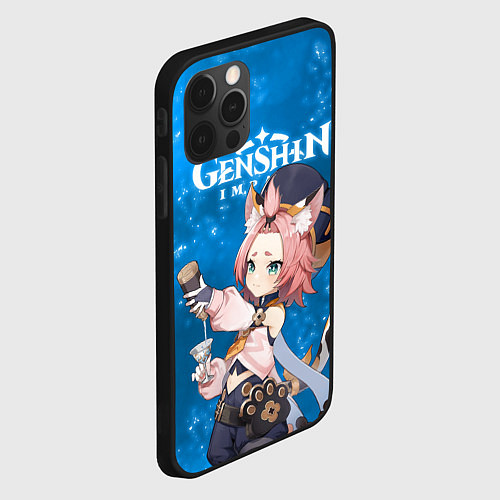 Чехол iPhone 12 Pro Max ДИОНА DIONA КРИО / 3D-Черный – фото 2