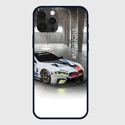 Чехол для iPhone 12 Pro Max BMW Motorsport Mission 8, цвет: 3D-черный