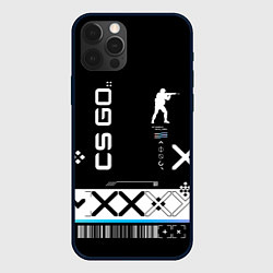 Чехол для iPhone 12 Pro Max Поток информации СS:GO, цвет: 3D-черный