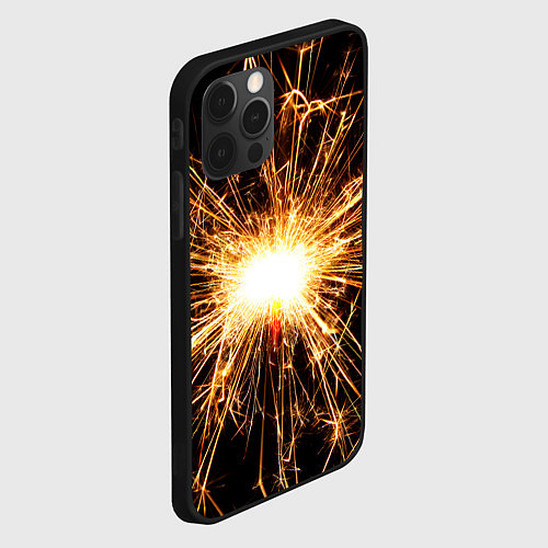 Чехол iPhone 12 Pro Max Фейерверк души / 3D-Черный – фото 2