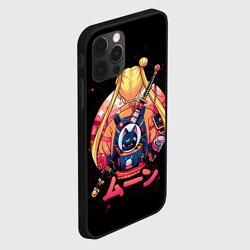 Чехол iPhone 12 Pro Max Сейлор Мун Sailor Moon / 3D-Черный – фото 2