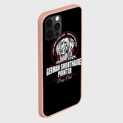Чехол для iPhone 12 Pro Max Немецкий Курцхаар Kurzhaar, цвет: 3D-светло-розовый — фото 2