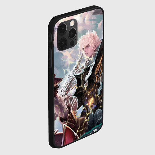 Чехол iPhone 12 Pro Max Lineage 2 Akamanah vs Zarich / 3D-Черный – фото 2