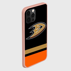 Чехол для iPhone 12 Pro Max Anaheim Ducks Анахайм Дакс, цвет: 3D-светло-розовый — фото 2