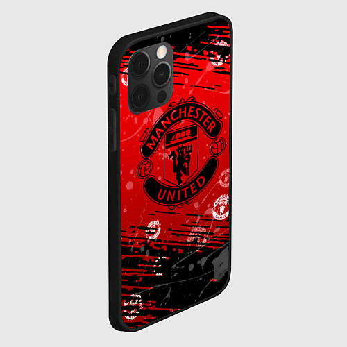 Чехол iPhone 12 Pro Max Manchester United: Возвращения Ronaldo / 3D-Черный – фото 2