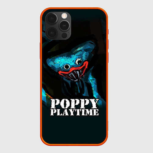 Чехол iPhone 12 Pro Max Poppy Playtime / 3D-Красный – фото 1