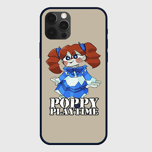 Чехол iPhone 12 Pro Max Poppy Playtime / 3D-Черный – фото 1