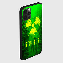 Чехол для iPhone 12 Pro Max STALKER LOGO RADIATOIN NEON TOXIC, цвет: 3D-черный — фото 2