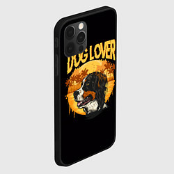 Чехол для iPhone 12 Pro Max Любитель Собак Dog Lover, цвет: 3D-черный — фото 2