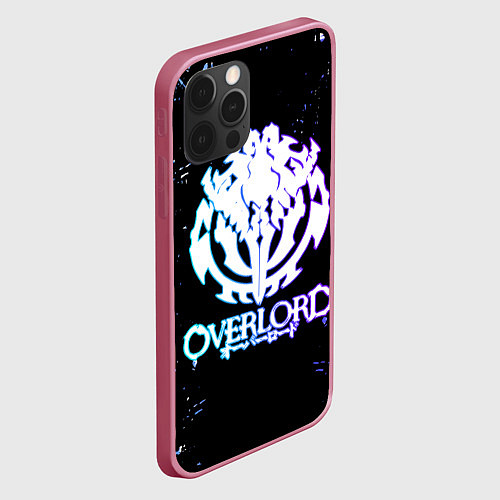 Чехол iPhone 12 Pro Max OVERLORD оверлорд neon НЕОН / 3D-Малиновый – фото 2