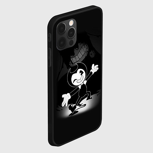Чехол iPhone 12 Pro Max BENDY - БЕНДИ ИГРА / 3D-Черный – фото 2