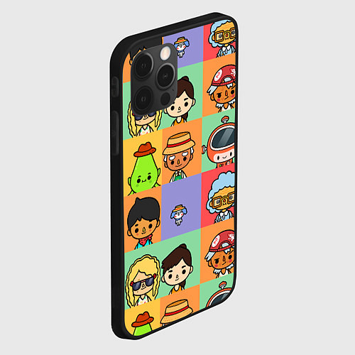 Чехол iPhone 12 Pro Max TOCA BOCA WORLD HERO / 3D-Черный – фото 2