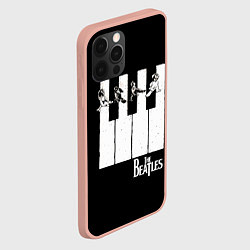 Чехол для iPhone 12 Pro Max THE BEATLES ЗНАМЕНИТАЯ КАРТИНКА, цвет: 3D-светло-розовый — фото 2