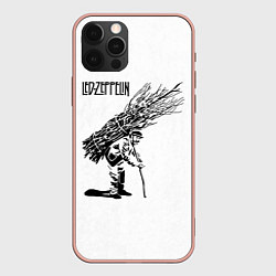 Чехол для iPhone 12 Pro Max Led Zeppelin IV, цвет: 3D-светло-розовый