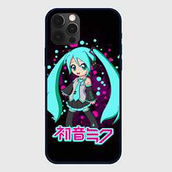 Чехол для iPhone 12 Pro Max Мику Хацунэ, Hatsune Miku, цвет: 3D-черный