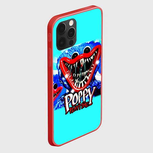 Чехол iPhone 12 Pro Max Poppy Playtime / 3D-Красный – фото 2
