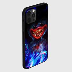 Чехол для iPhone 12 Pro Max POPPY PLAYTIME: NEON FIRE, цвет: 3D-черный — фото 2