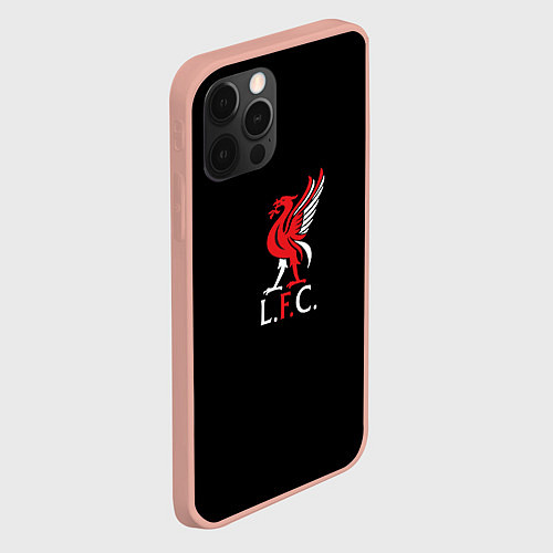 Чехол iPhone 12 Pro Max Leverpool YNWA / 3D-Светло-розовый – фото 2