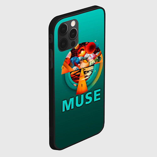 Чехол iPhone 12 Pro Max The Resistance - Muse / 3D-Черный – фото 2