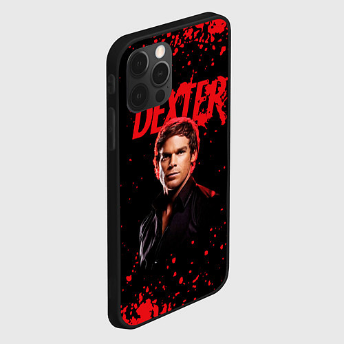 Чехол iPhone 12 Pro Max Dexter Декстер / 3D-Черный – фото 2