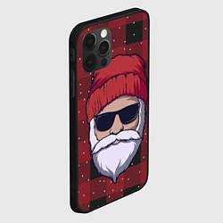 Чехол для iPhone 12 Pro Max SANTA HIPSTER САНТА ХИПСТЕР, цвет: 3D-черный — фото 2