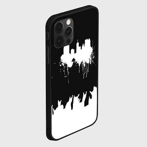 Чехол iPhone 12 Pro Max Black sity Город тьмы ART 2 / 3D-Черный – фото 2