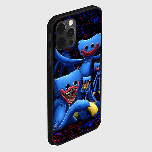Чехол iPhone 12 Pro Max Huggy Wuggy: Players / 3D-Черный – фото 2