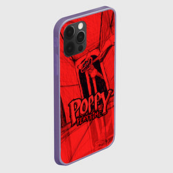 Чехол для iPhone 12 Pro Max Poppy Playtime: Red Room, цвет: 3D-серый — фото 2