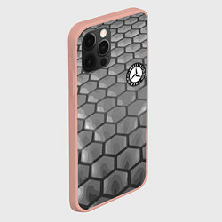 Чехол для iPhone 12 Pro Max Mercedes-Benz pattern, цвет: 3D-светло-розовый — фото 2