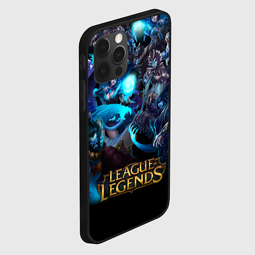 Чехол iPhone 12 Pro Max LEAGUE OF LEGENDS ЛИГА ЛЕГЕНД ГЕРОИ / 3D-Черный – фото 2