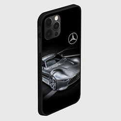 Чехол для iPhone 12 Pro Max Mercedes-Benz motorsport black, цвет: 3D-черный — фото 2
