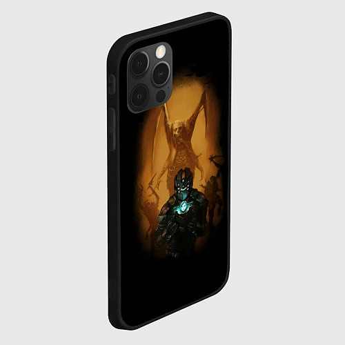 Чехол iPhone 12 Pro Max Necromorph / 3D-Черный – фото 2