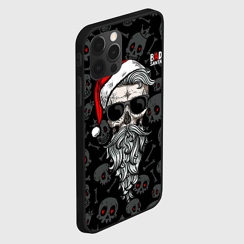 Чехол iPhone 12 Pro Max Santa from Hell / 3D-Черный – фото 2