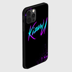 Чехол для iPhone 12 Pro Max КИЗАРУ НЕОН ЛОГО KIZARU NEON, цвет: 3D-черный — фото 2