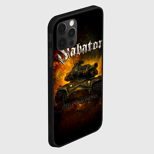 Чехол iPhone 12 Pro Max SABATON - Steel Commanders / 3D-Черный – фото 2