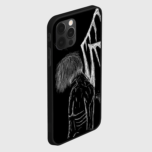 Чехол iPhone 12 Pro Max Dead Ghoul / 3D-Черный – фото 2