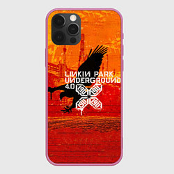 Чехол для iPhone 12 Pro Max Linkin Park - Underground 4 0, цвет: 3D-малиновый